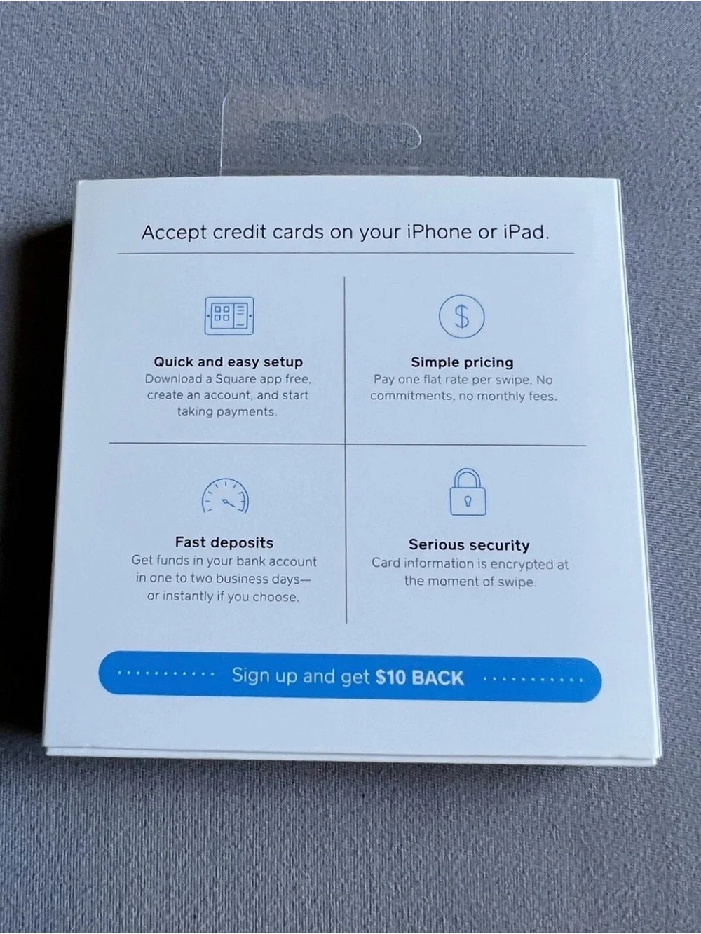 Apple Square Reader for Magstripe - White